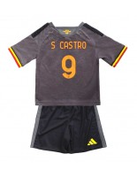 AS Roma Santiago Castro #9 Alternativní dres pro děti 2026-27 Krátký Rukáv (+ trenýrky)